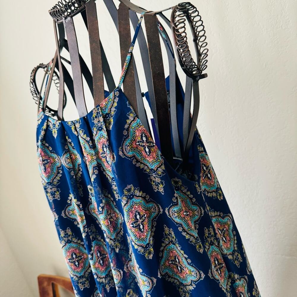 Sweet Wanderer | Pattern Spaghetti Strap Dress - image 2